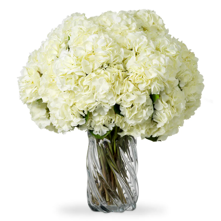 Hydrangea Stem - Evelyn Collection - Liora White - 70cm