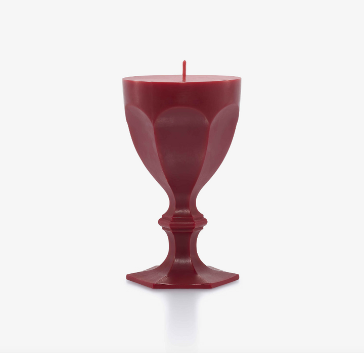 Harcourt Glass Candle - Red