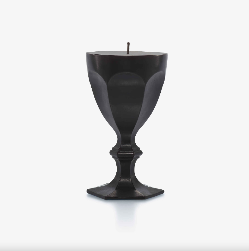 Harcourt Glass Candle - Black