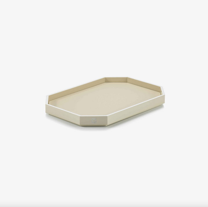 Octogone Tray - Small - Ivory