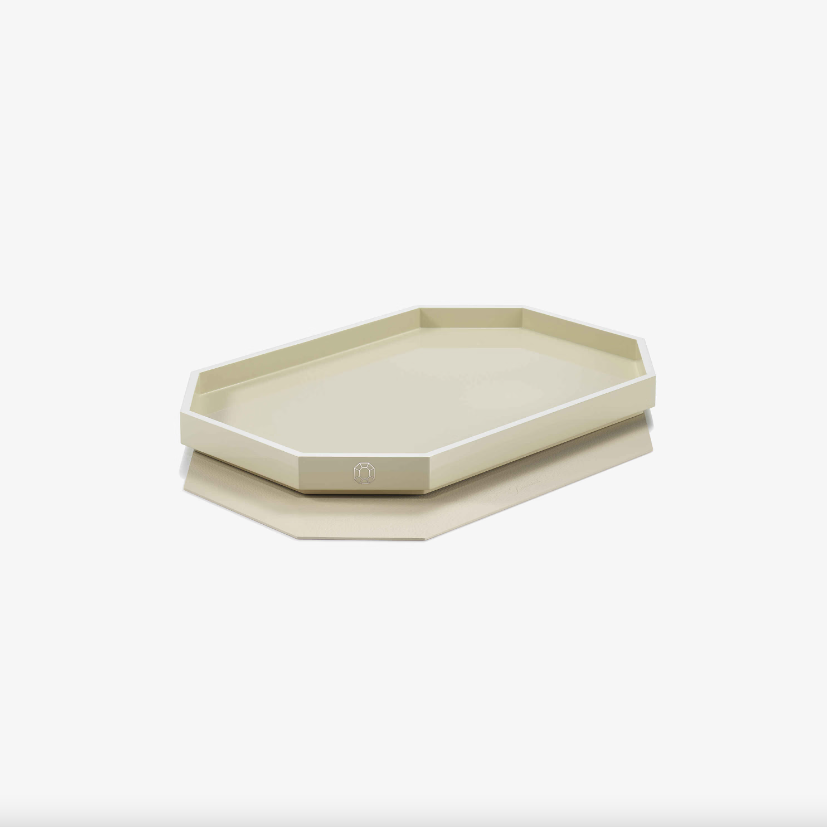 Octogone Tray - Small - Ivory