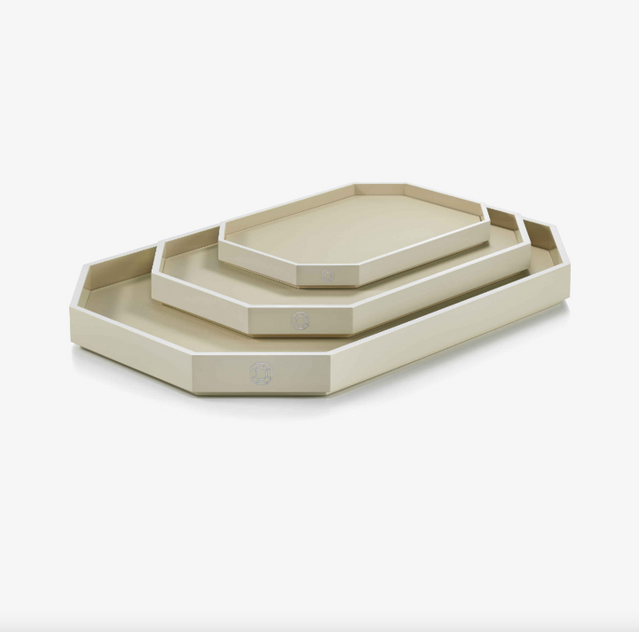 Octogone Tray - Small - Ivory