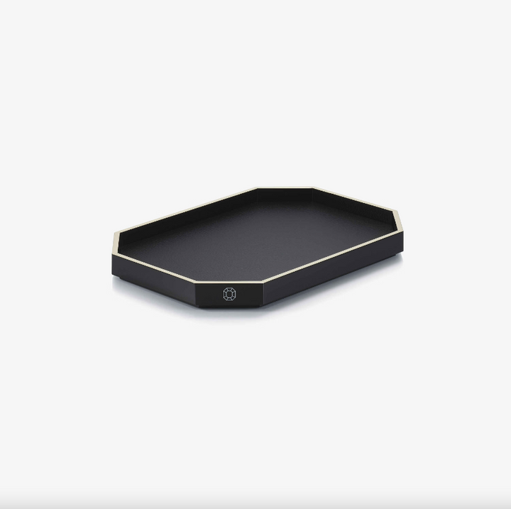 Octogone Tray - Small - Black