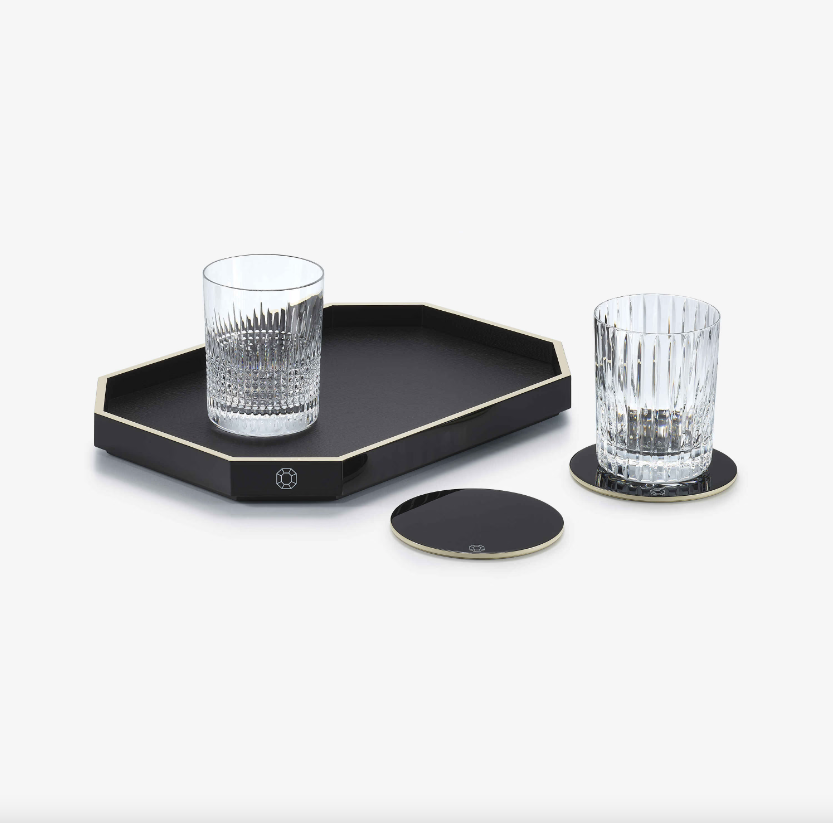 Octogone Tray - Small - Black