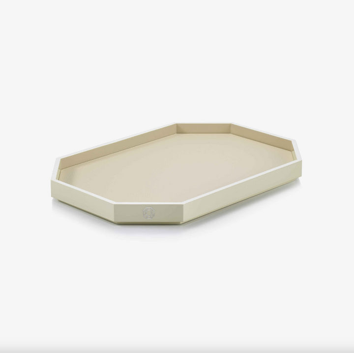 Octogone Tray - Medium - Ivory