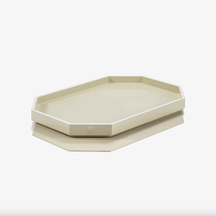 Octogone Tray - Medium - Ivory