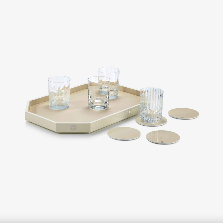 Octogone Tray - Medium - Ivory