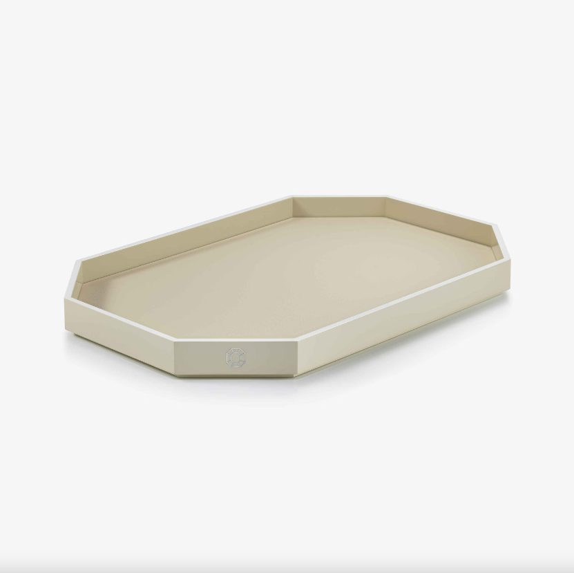 Octogone Tray - Large - Ivory