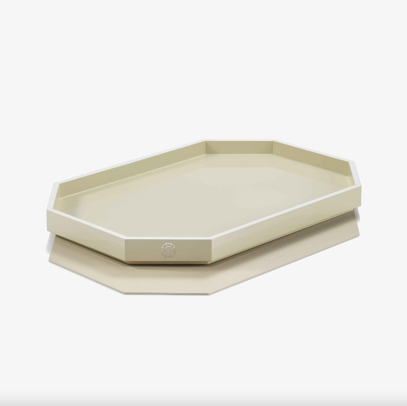 Octogone Tray - Large - Ivory