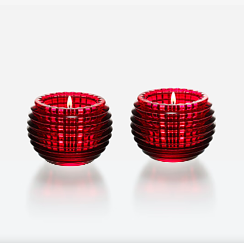 Eye Votive - Red - Set Of 2