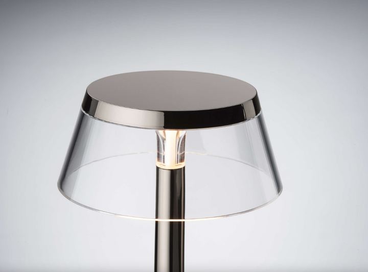 Table Lamp - Bon Jour Unplugged - Black Chrome