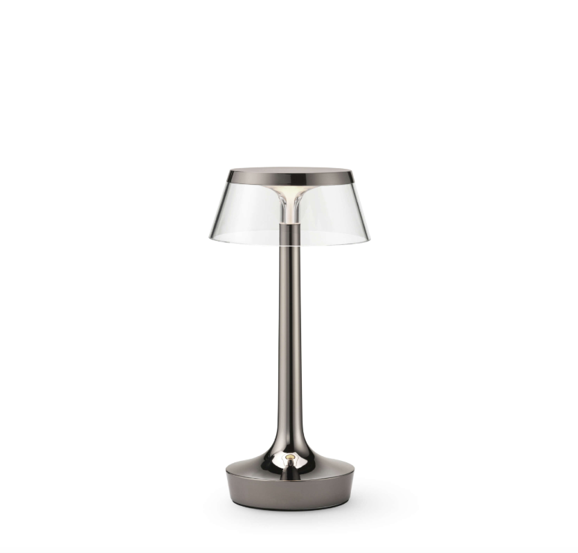 Table Lamp - Bon Jour Unplugged - Black Chrome