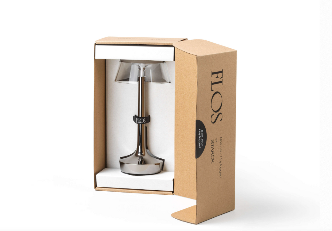 Table Lamp - Bon Jour Unplugged - Black Chrome