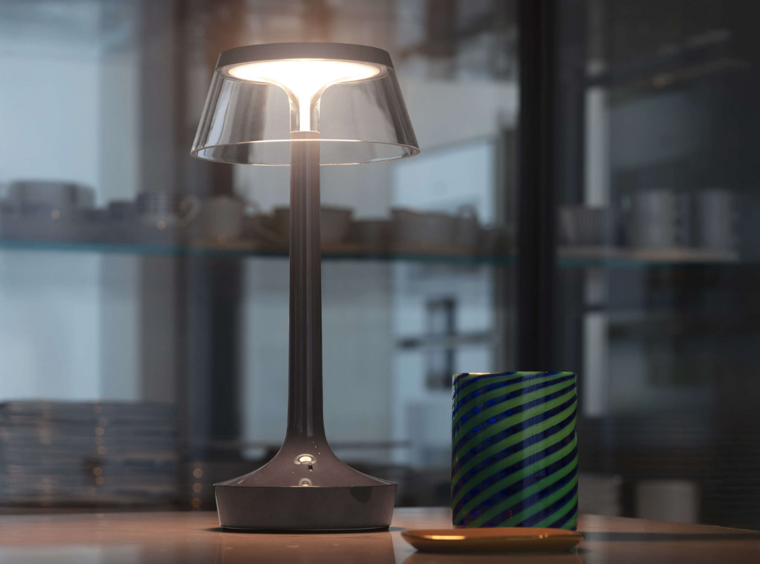 Table Lamp - Bon Jour Unplugged - Stormy Grey