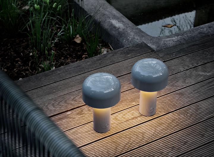 Table Lamp - Bellhop Table - Grey