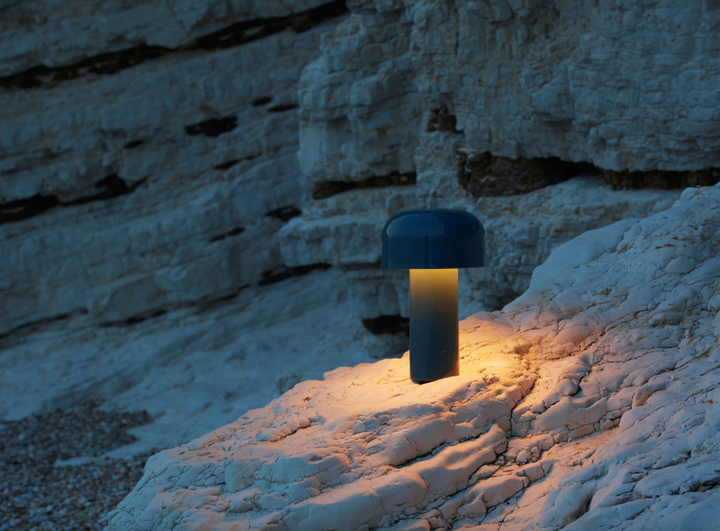 Table Lamp - Bellhop Table - Grey Blue