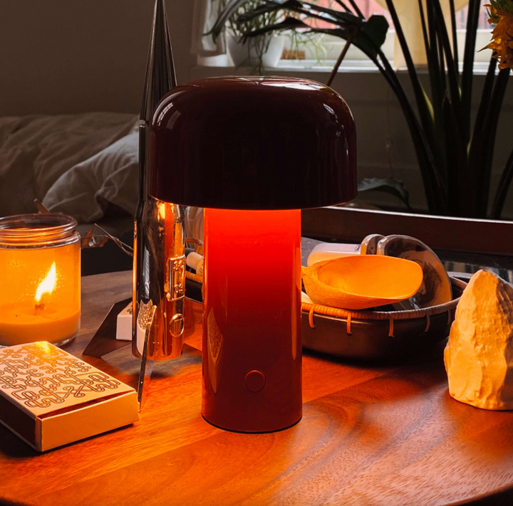 Table Lamp - Bellhop Table - Brick Red