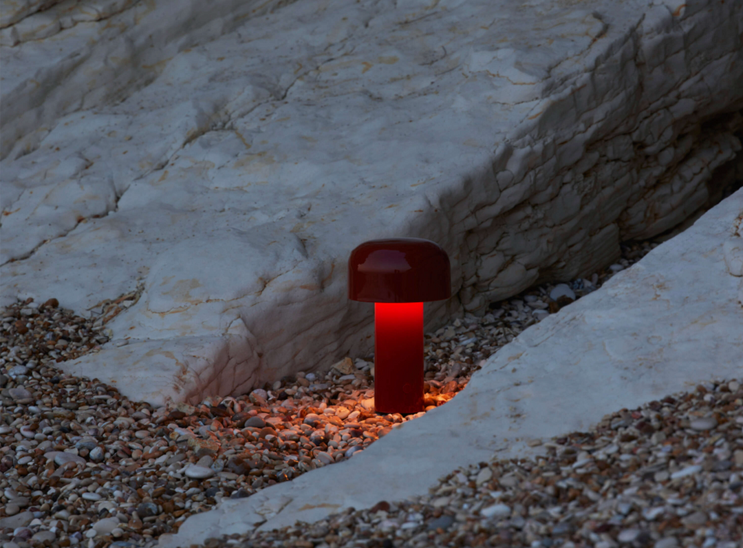 Table Lamp - Bellhop Table - Brick Red