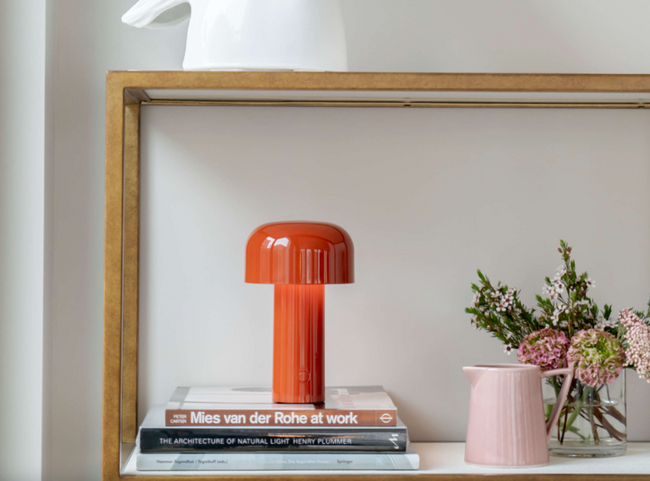 Table Lamp - Bellhop Table - Brick Red