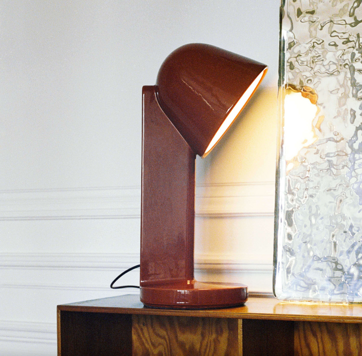 Table Lamp - Céramique Side - Rust Red