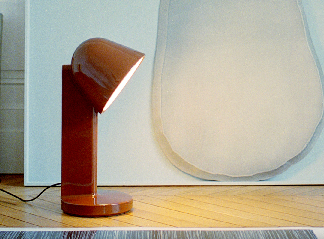 Table Lamp - Céramique Side - Rust Red