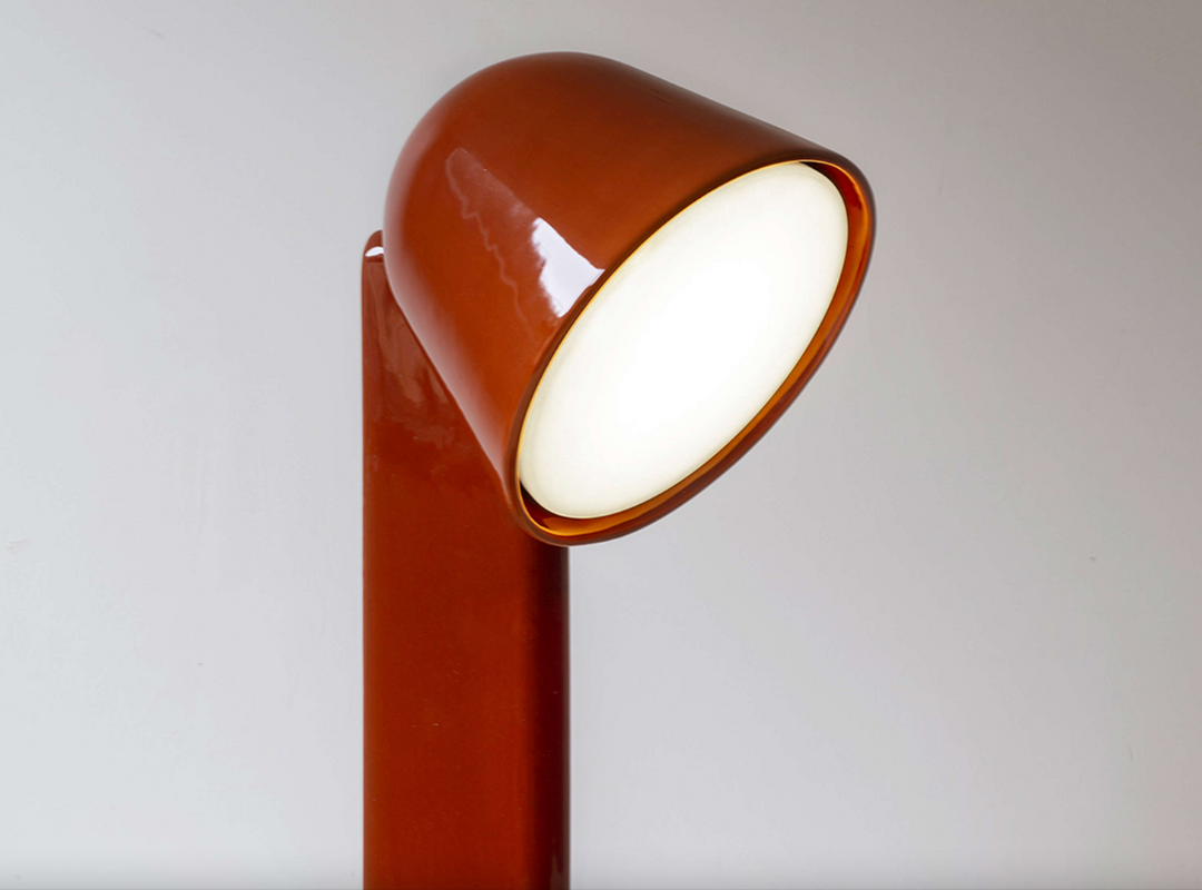 Table Lamp - Céramique Side - Rust Red