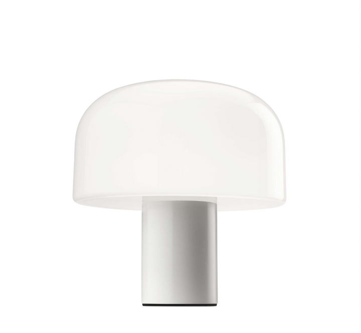 Table Lamp - Bellhop Glass T - White