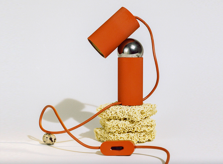 Table Lamp - Bilboquet - Tomato