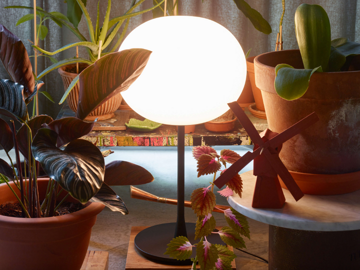 Table Lamp - Glo-Ball Table 1 - Silver