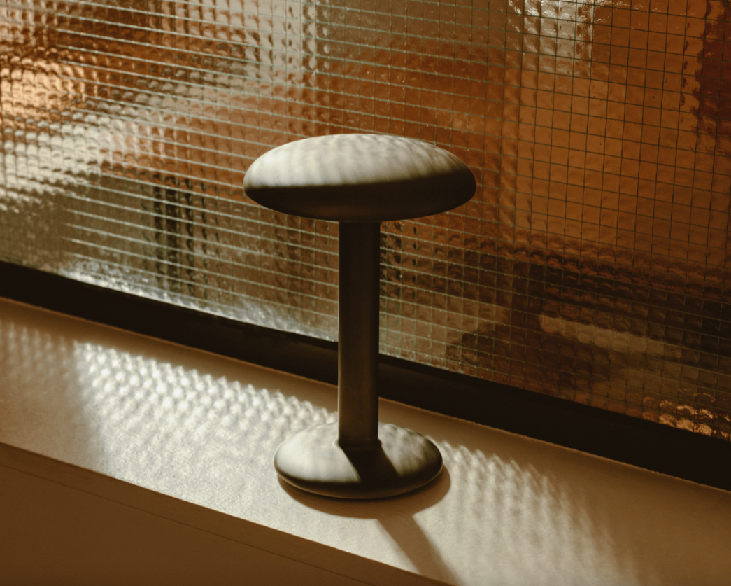 Table Lamp - Gustave Residential - Raw Aluminium