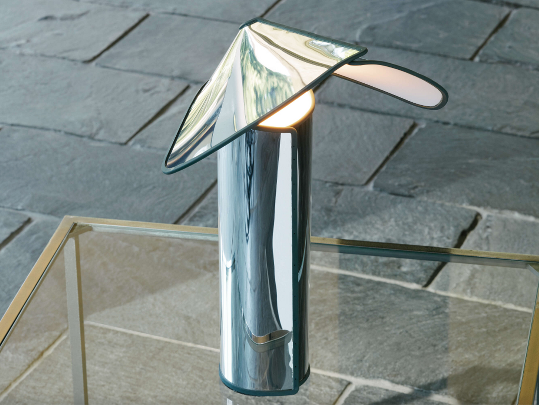 Floor Lamp - Chiara Table - Aluminium/Anthracite