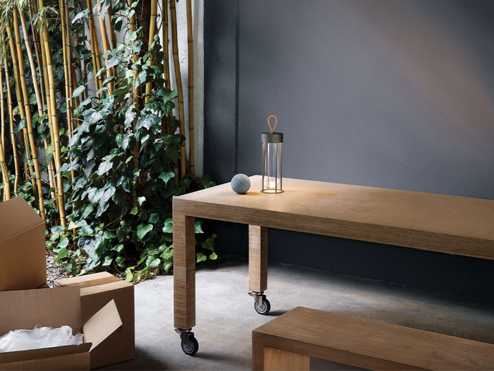 Table Lamp - In Vitro Unplugged - Anthracite