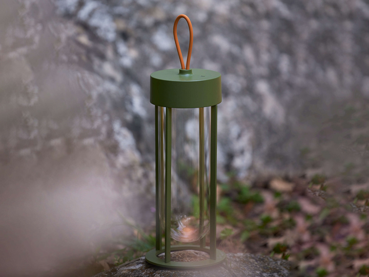 Table Lamp - In Vitro Unplugged -  Pale Green