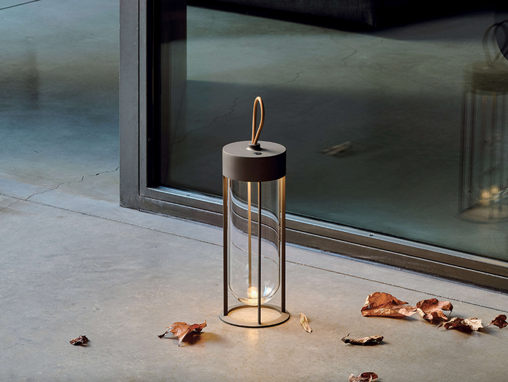 Table Lamp - In Vitro Unplugged -  Deep Brown