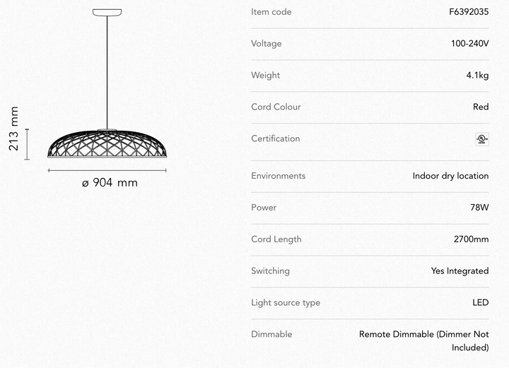 Pendant Lamp - Skynest Suspension