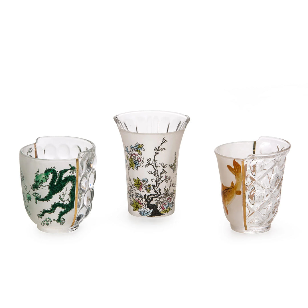 Hybrid Drinking Glasses Aglaura - Set of 3