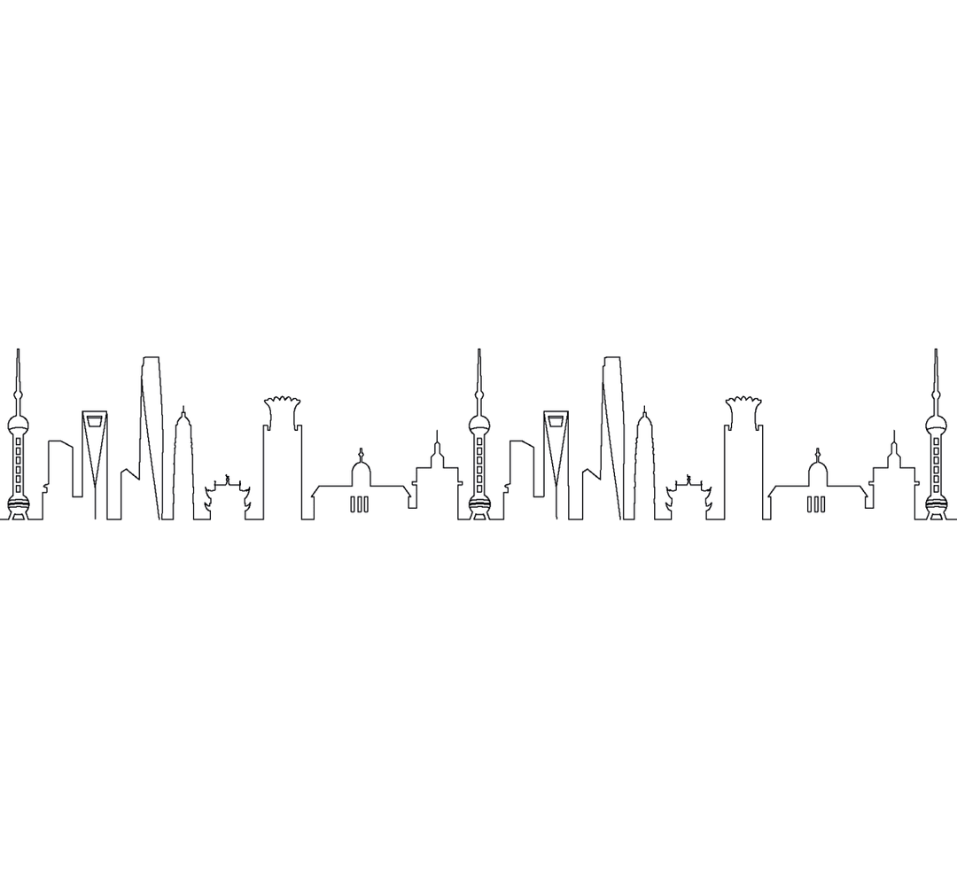 MOOD SKYLINE - 24-Piece Flatware Set Shanghai - Silver