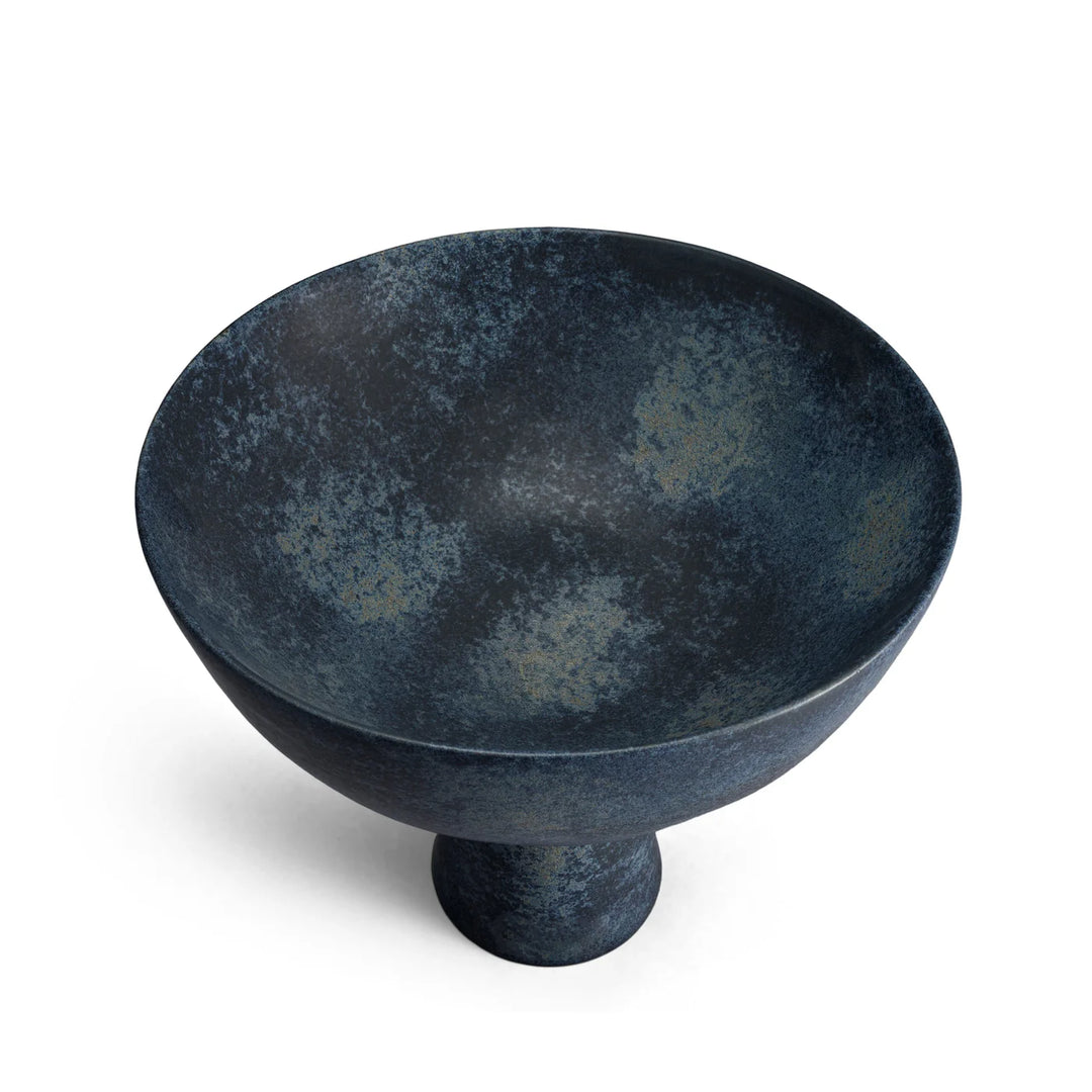 Terra Bowl on Stand - Medium - Aged Iron