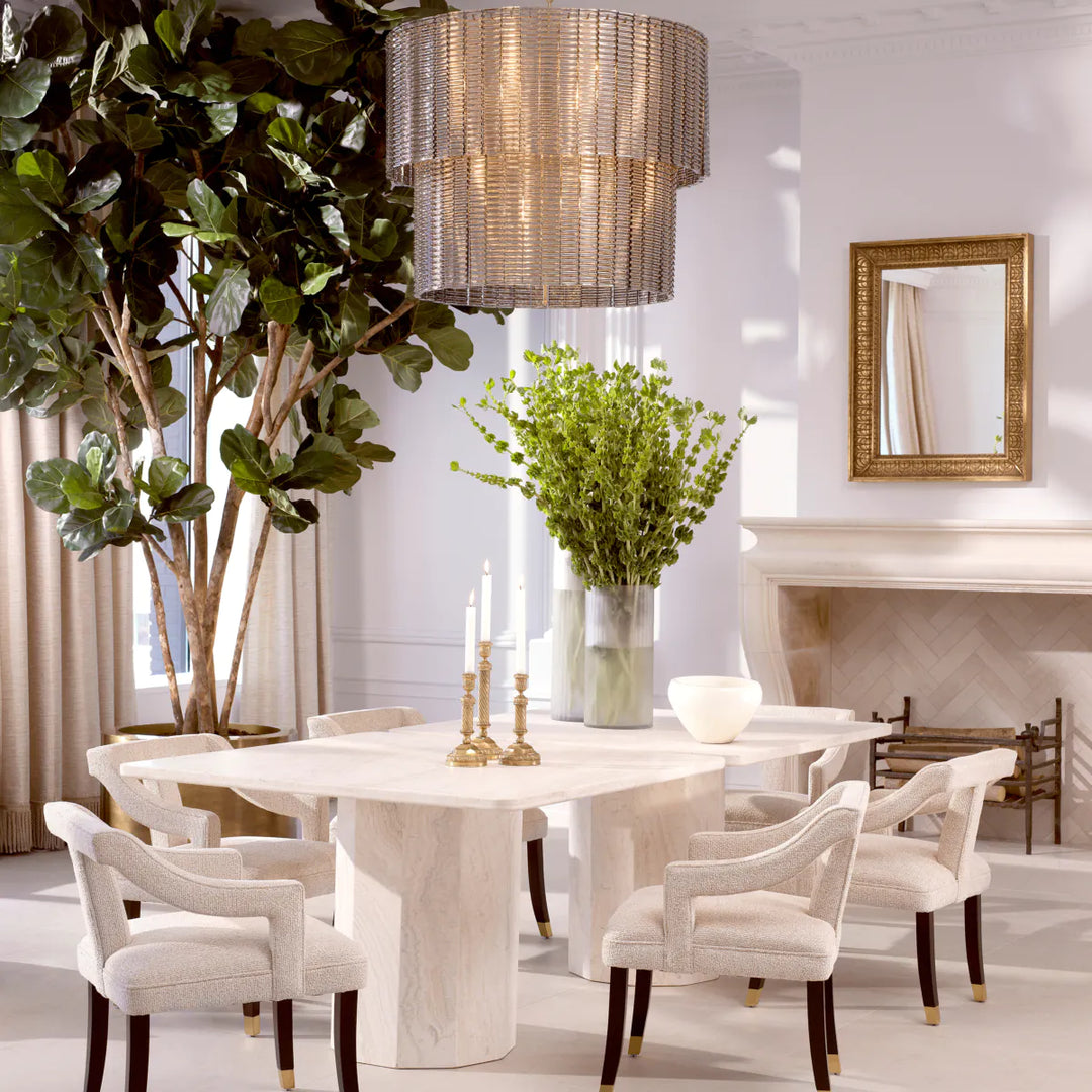 Dining Table - Piazza - Travertine