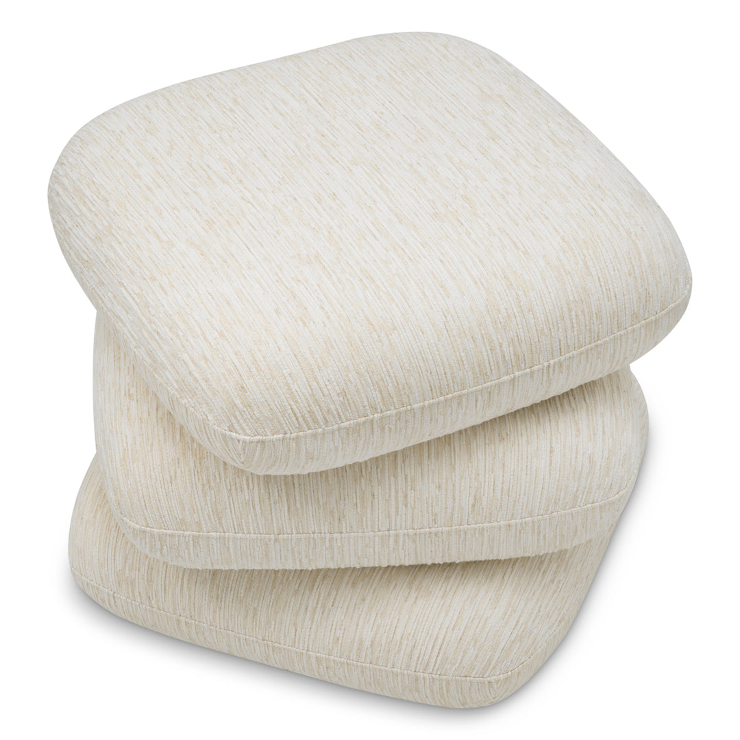 Pouf Greenwich - Pelton Jacquard Off-White
