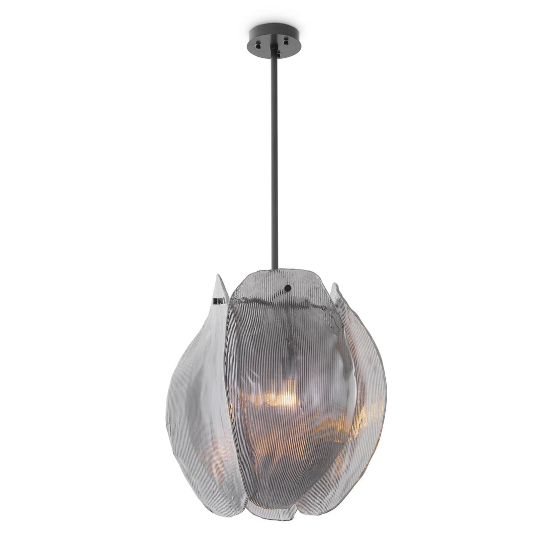 Chandelier - Hibis - Smoke Glass