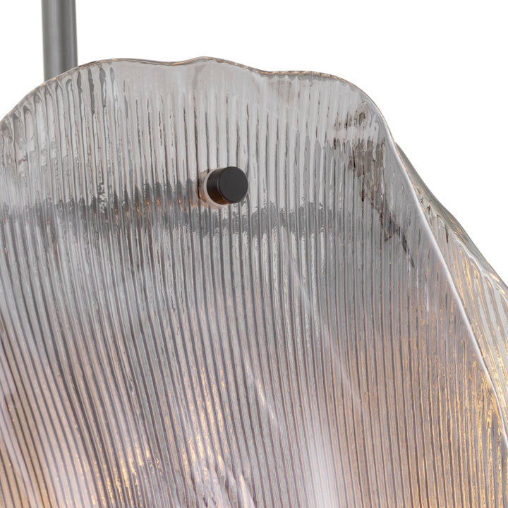 Chandelier - Hibis - Smoke Glass