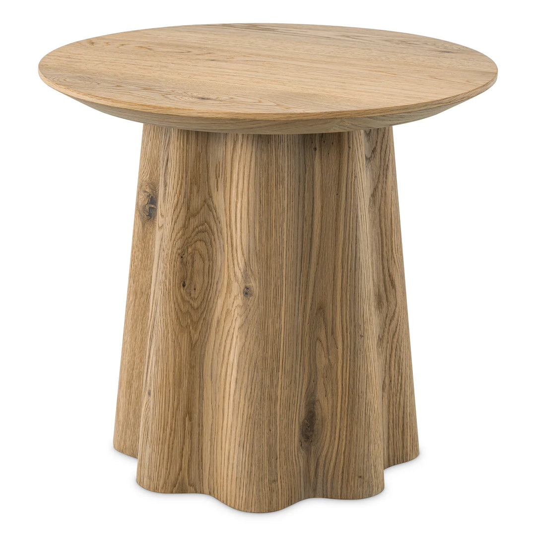 Side Table - Papyrus - Warm oak