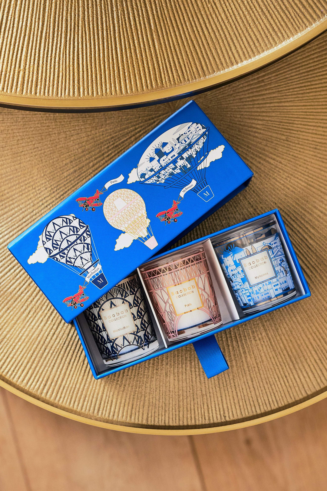 Trio Travel Candles - Manhattan / Paris / Mykonos