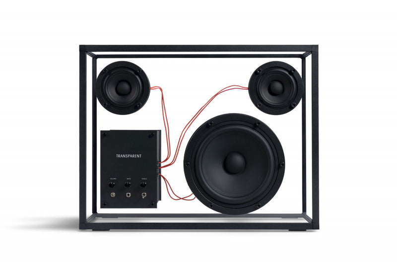 Transparent Speaker - Red Wires