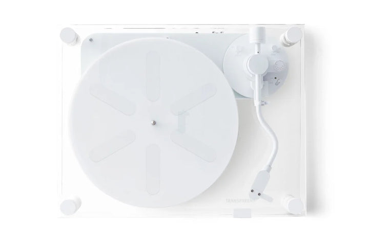 Transparent Turntable - White