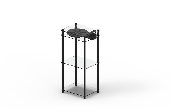 Transparent - Turntable Stand - Black