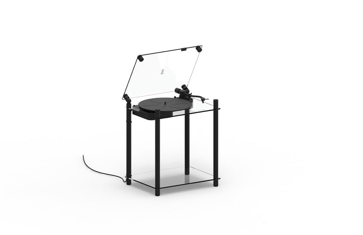 Transparent - Turntable Stand - Black