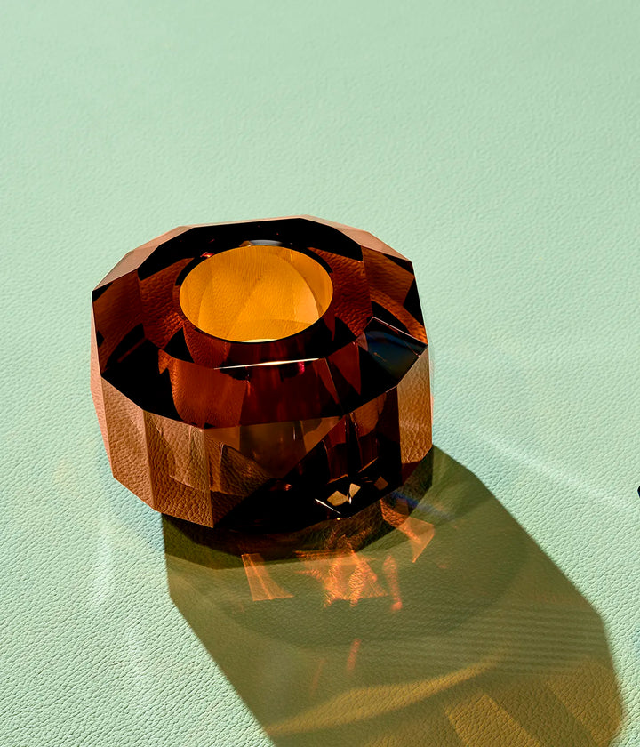 Tealight Holder - Texas Supreme Brown