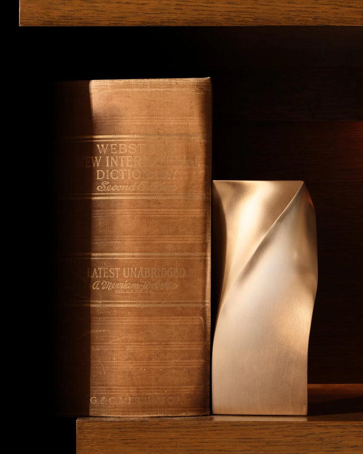 Twist - Bookend - Brass